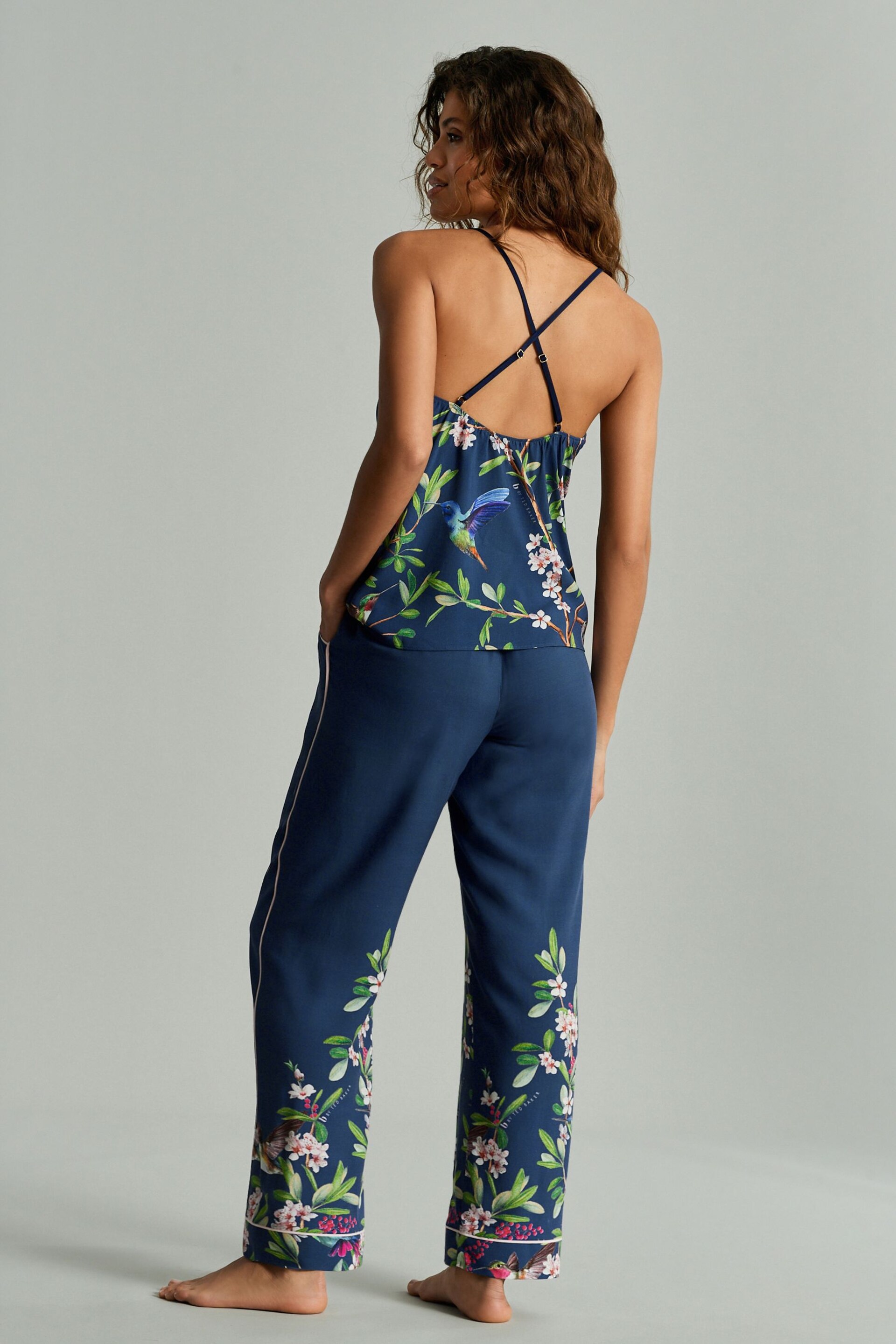 B by Ted Baker Viscose Cami Pyjama Set - Image 4 of 14