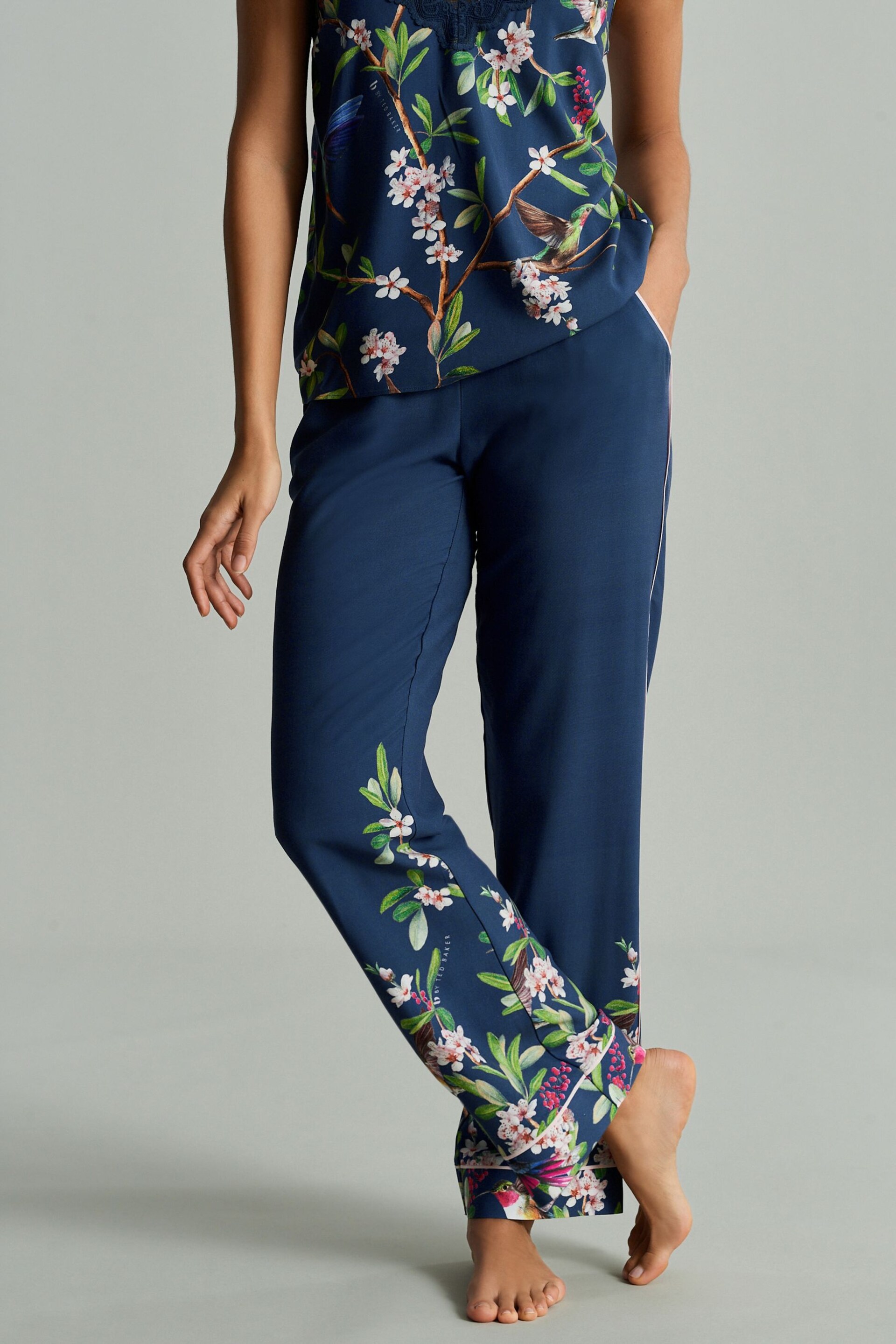 B by Ted Baker Viscose Cami Pyjama Set - Image 6 of 12