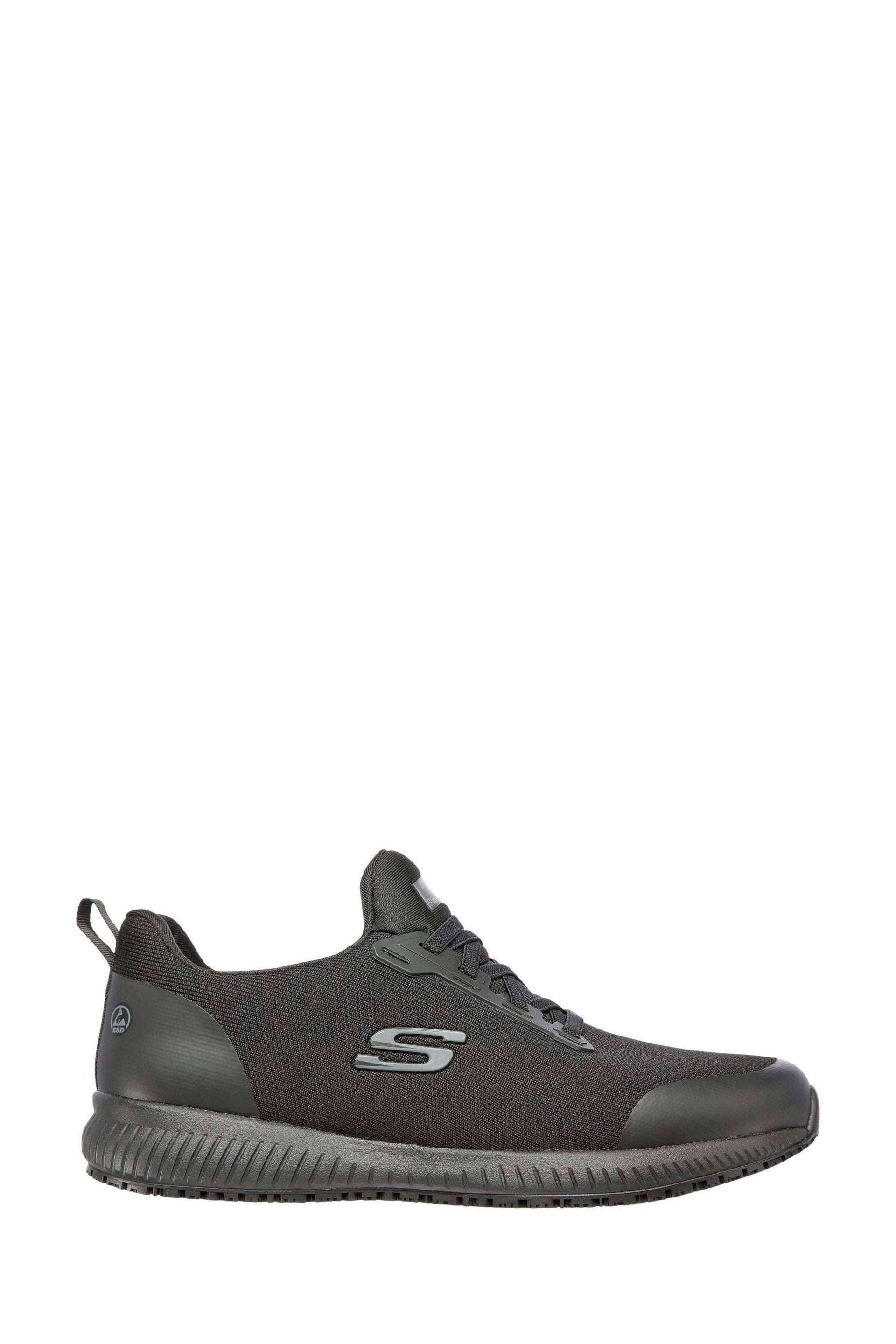 Skechers Black Squad Myton Slip Resistant Mens Trainers - Image 1 of 1