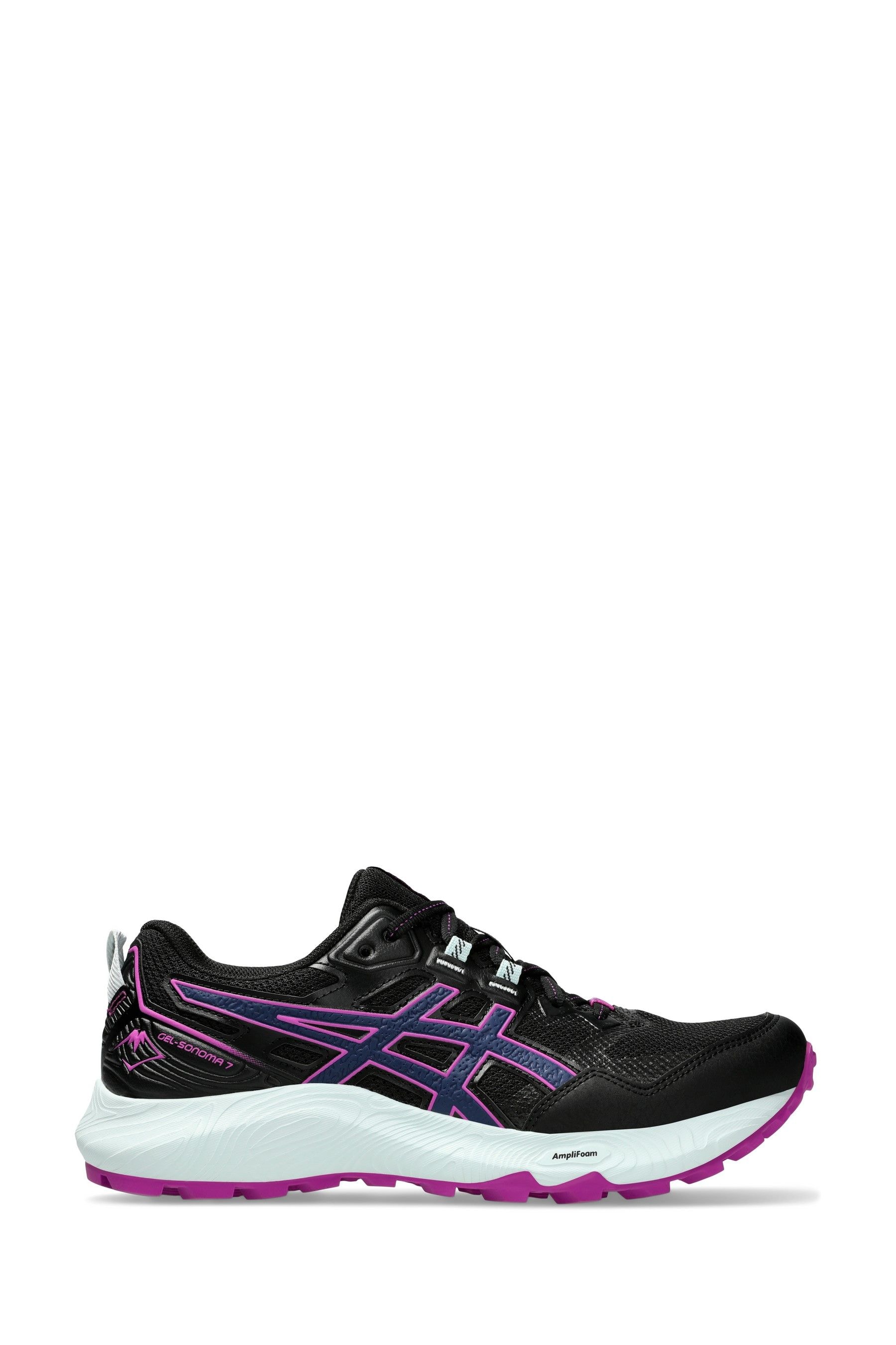 Black asics womens trainers outlet