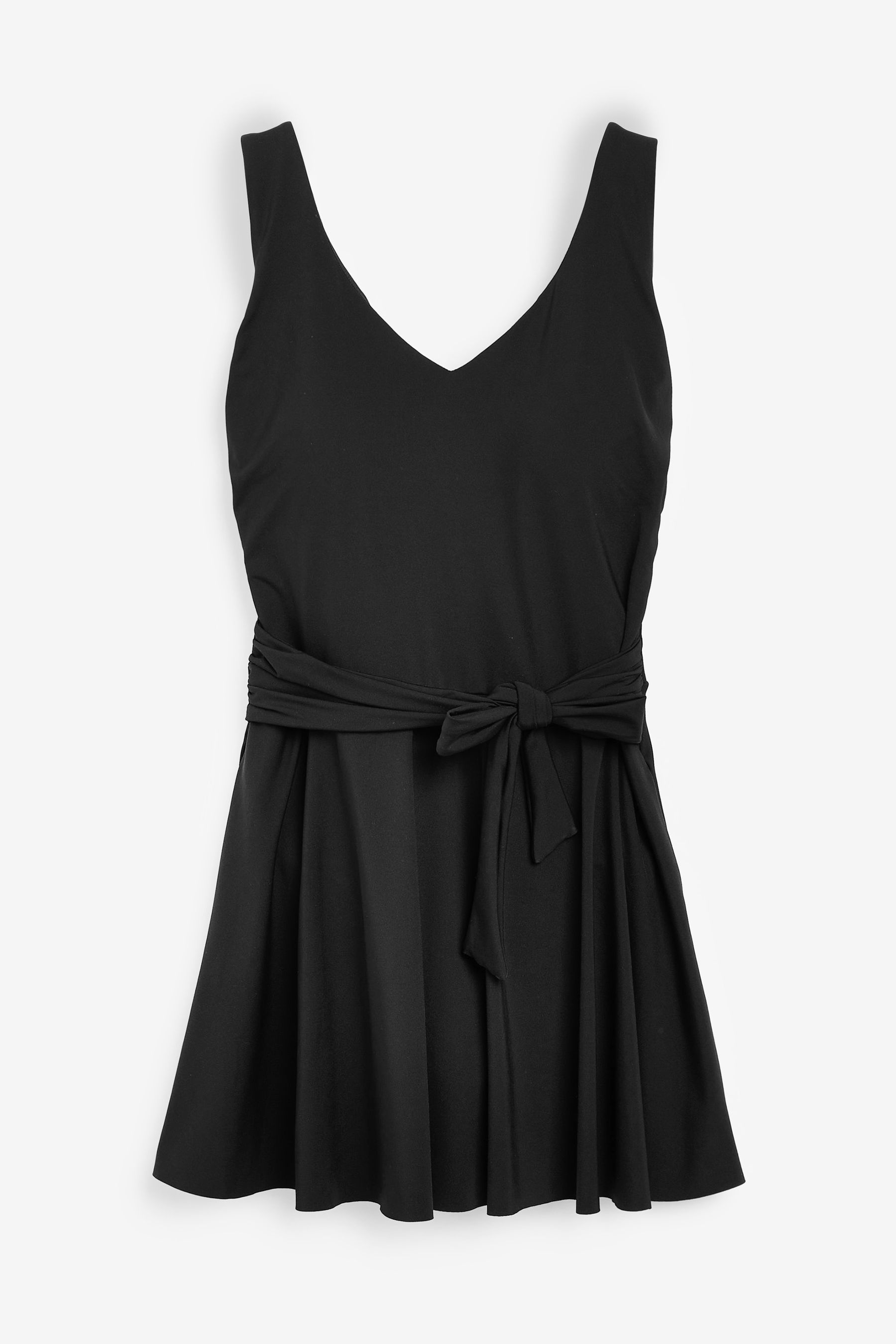 Buy Black Tummy Shaping Control Skirted Swim Dress from Next Germany