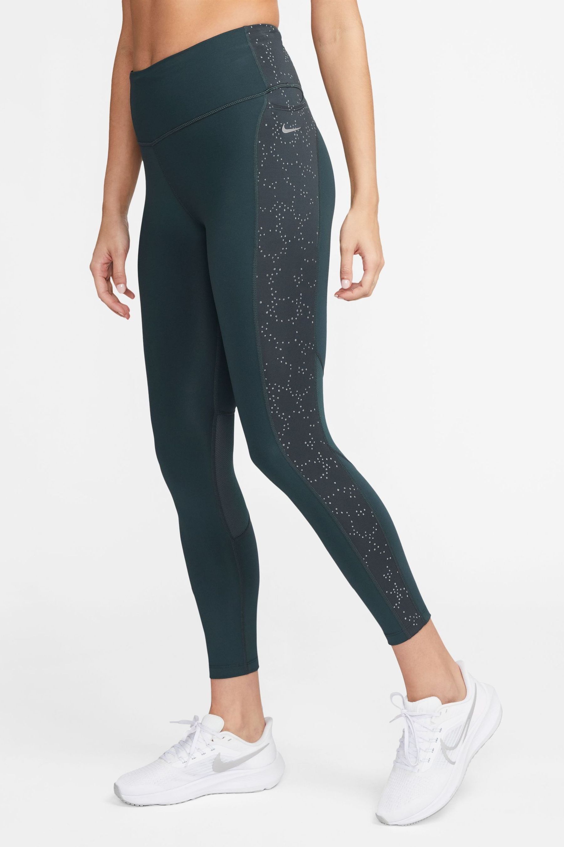 Nike Dark Green Fast Running Leggings