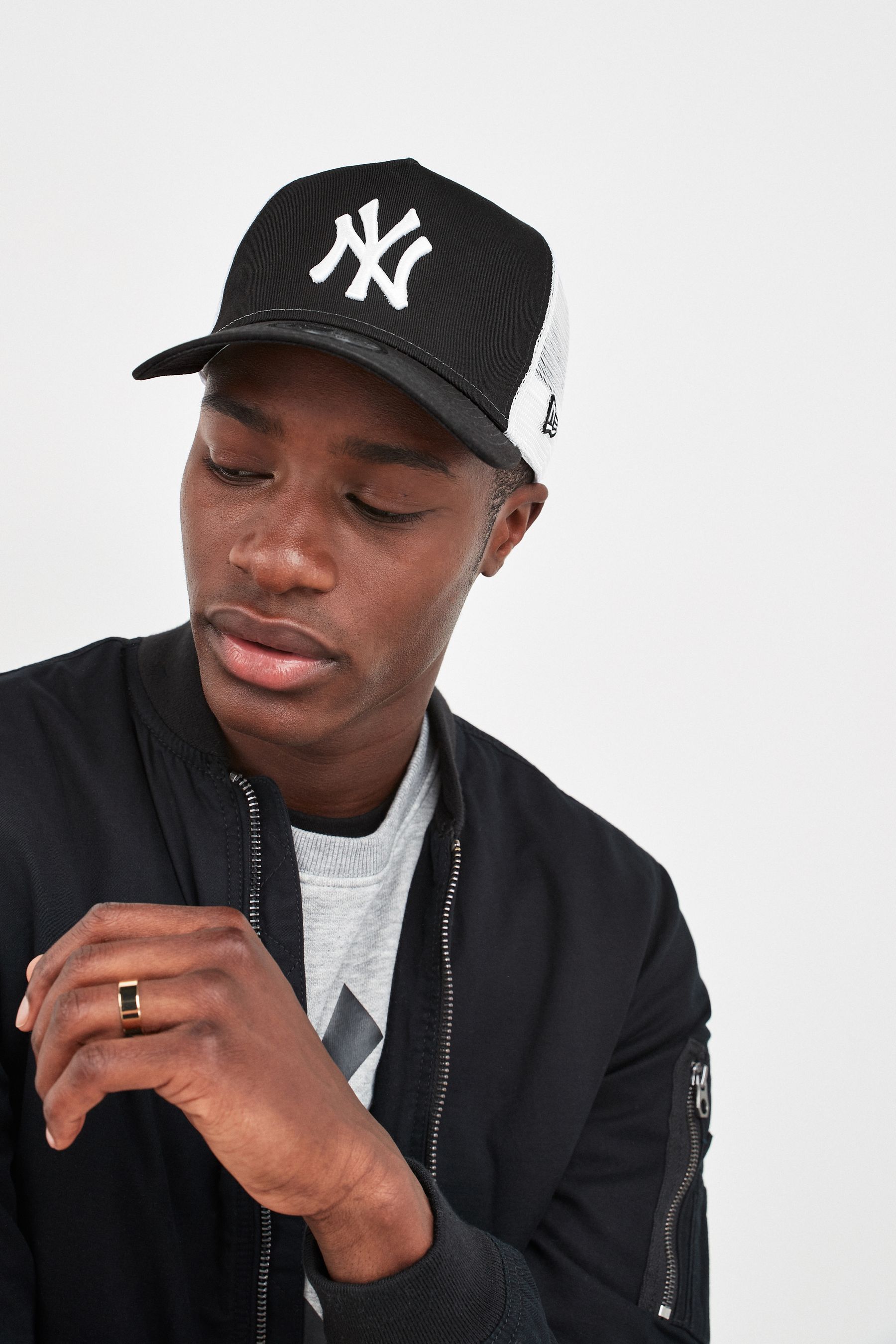 Buy New Era New York Yankees Clean A Frame Trucker Cap from the