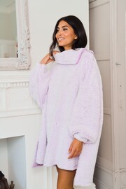 Jim Jam the Label Oversized Supersoft Borg Cosy Blanket Hoodie - Image 4 of 6