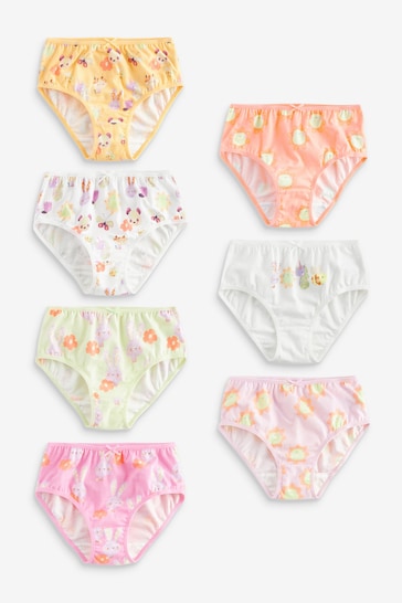 Pink/Green Character Briefs 7 Pack (1.5-12yrs)