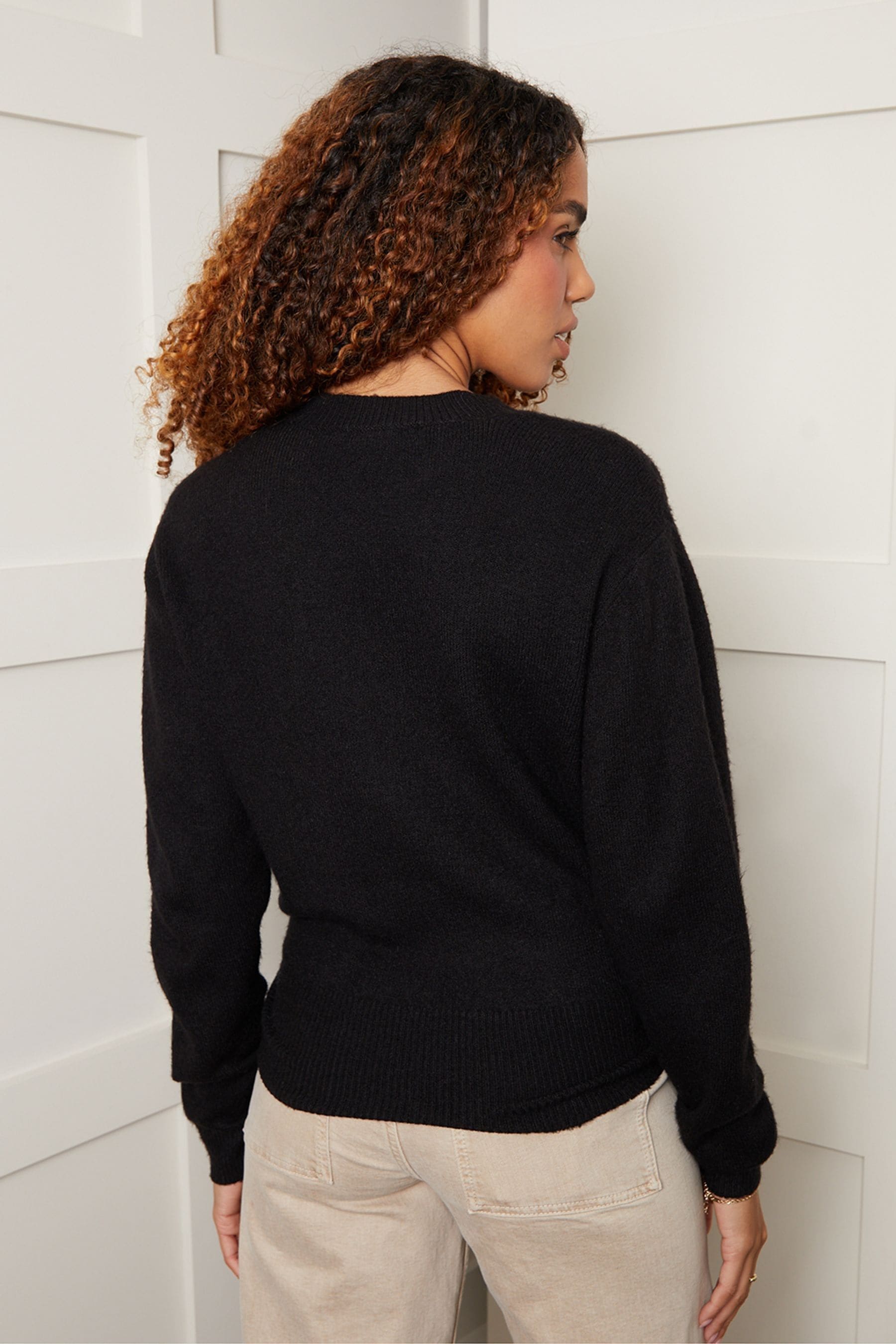 Wrap front jumper on sale