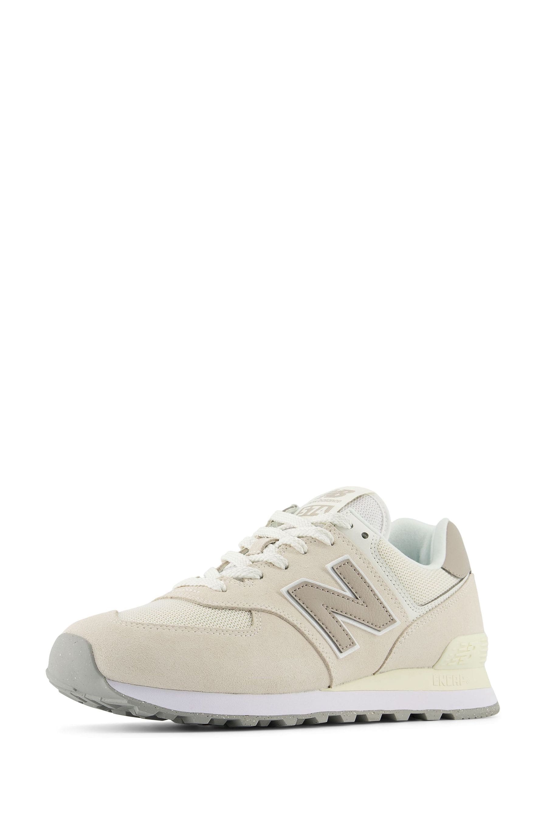 New Balance Cream 574 Trainers