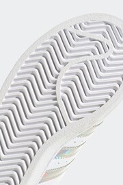 adidas Originals Superstar Kids White Trainers - Image 9 of 9