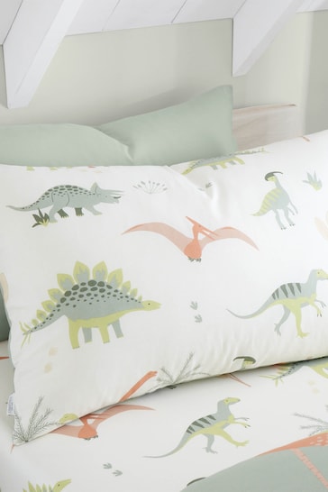 Chapter B Natural Dinosaurs Duvet Cover and Pillowcase Set