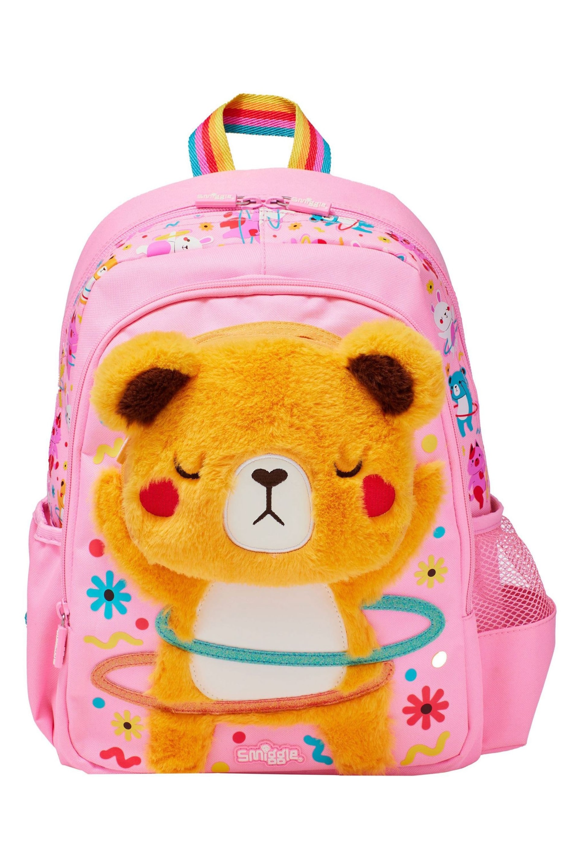 Smiggle Pink Junior Lets Play Character Backpack - Image 1 of 3