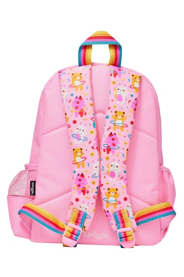 Smiggle Pink Junior Lets Play Character Backpack