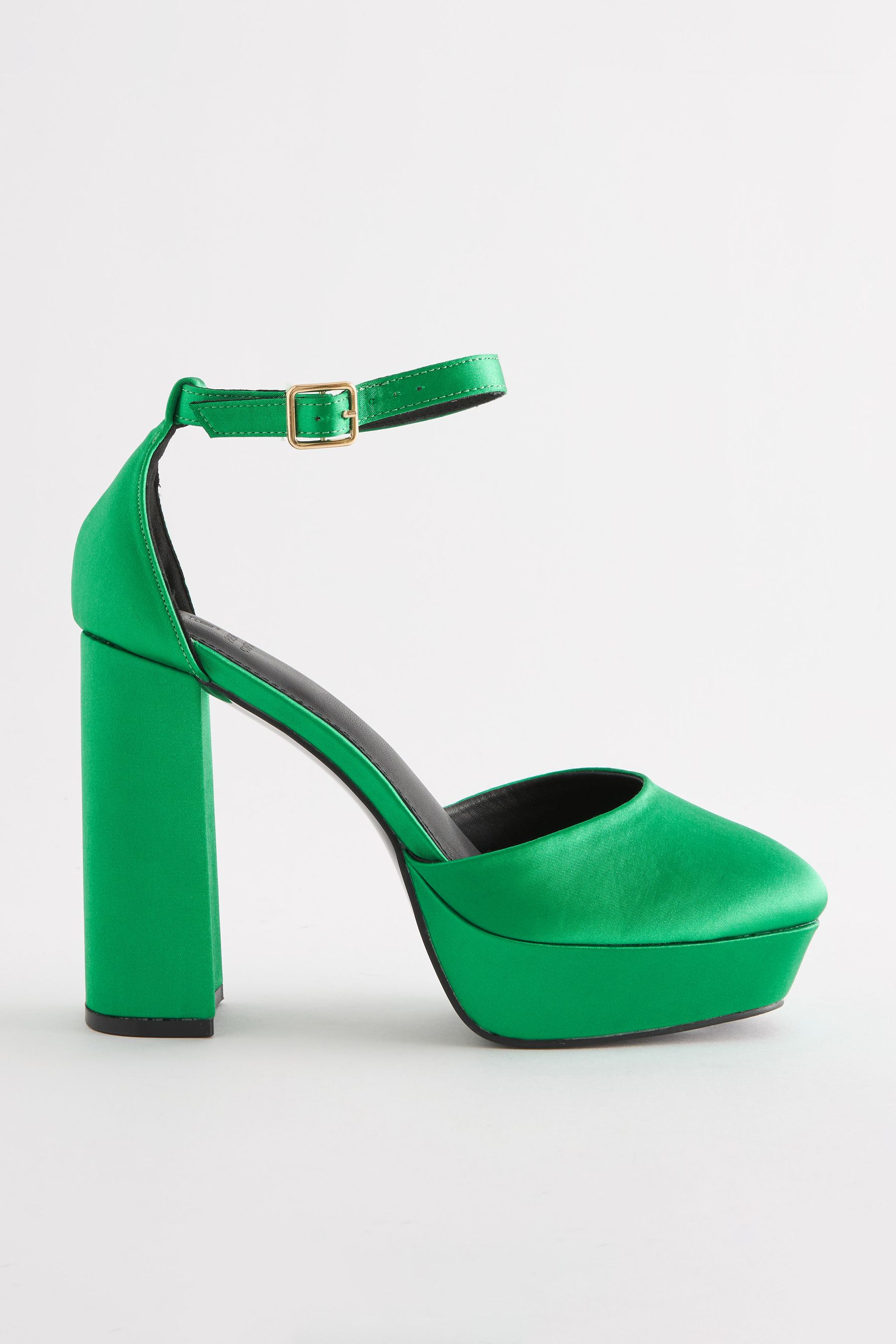 Buy Green Forever Comfort Closed Toe Platform High Heel Shoes from Next Luxembourg