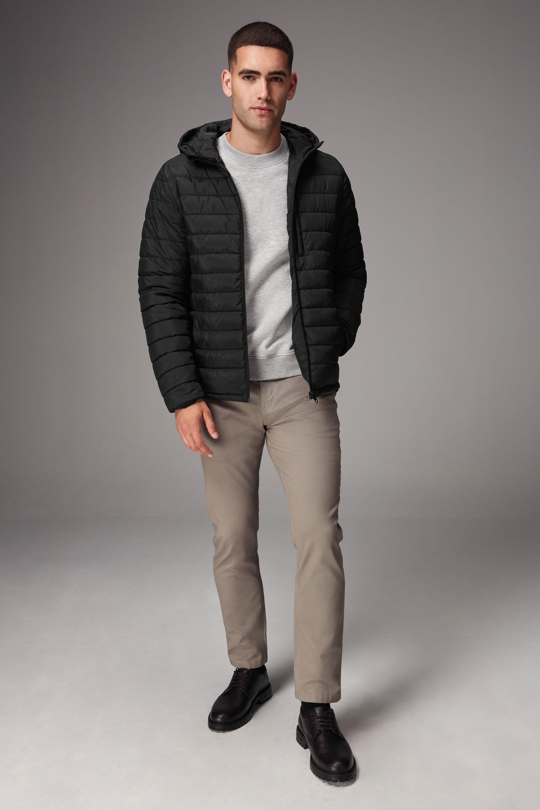 Cheap black puffer jacket sale