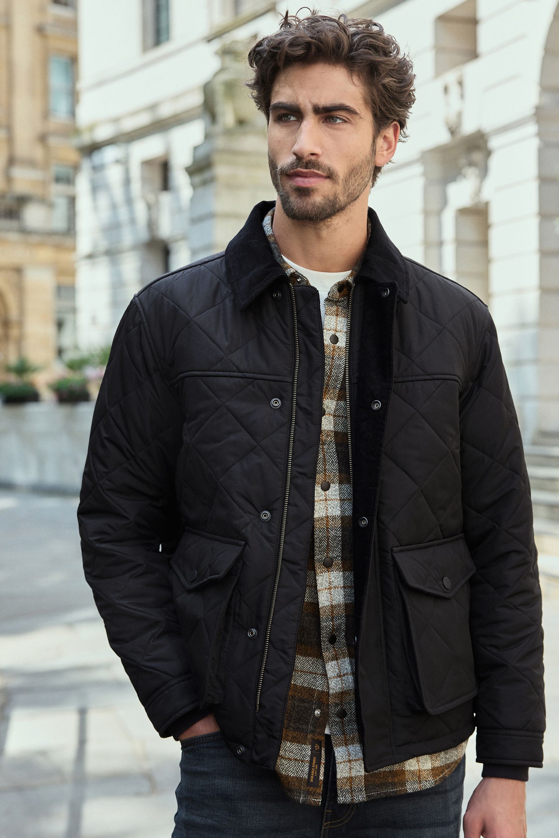 Next mens corduroy jacket shop