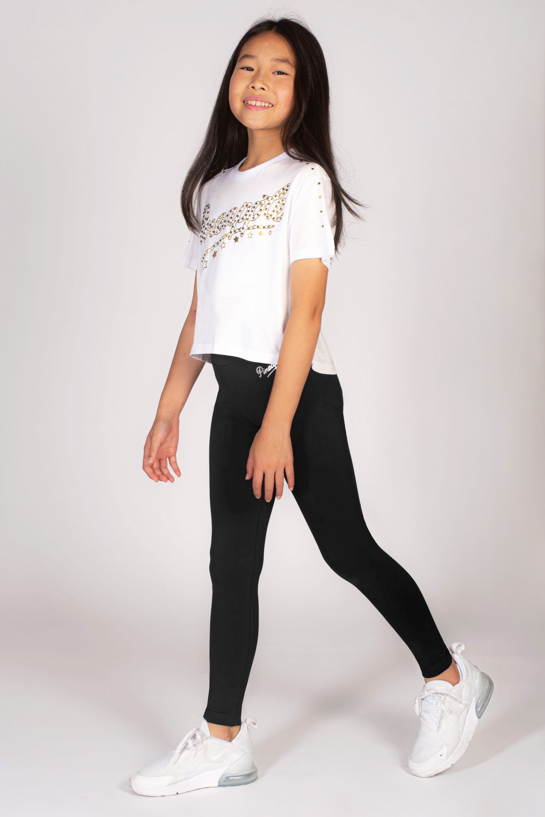 Girls solid leggings shop