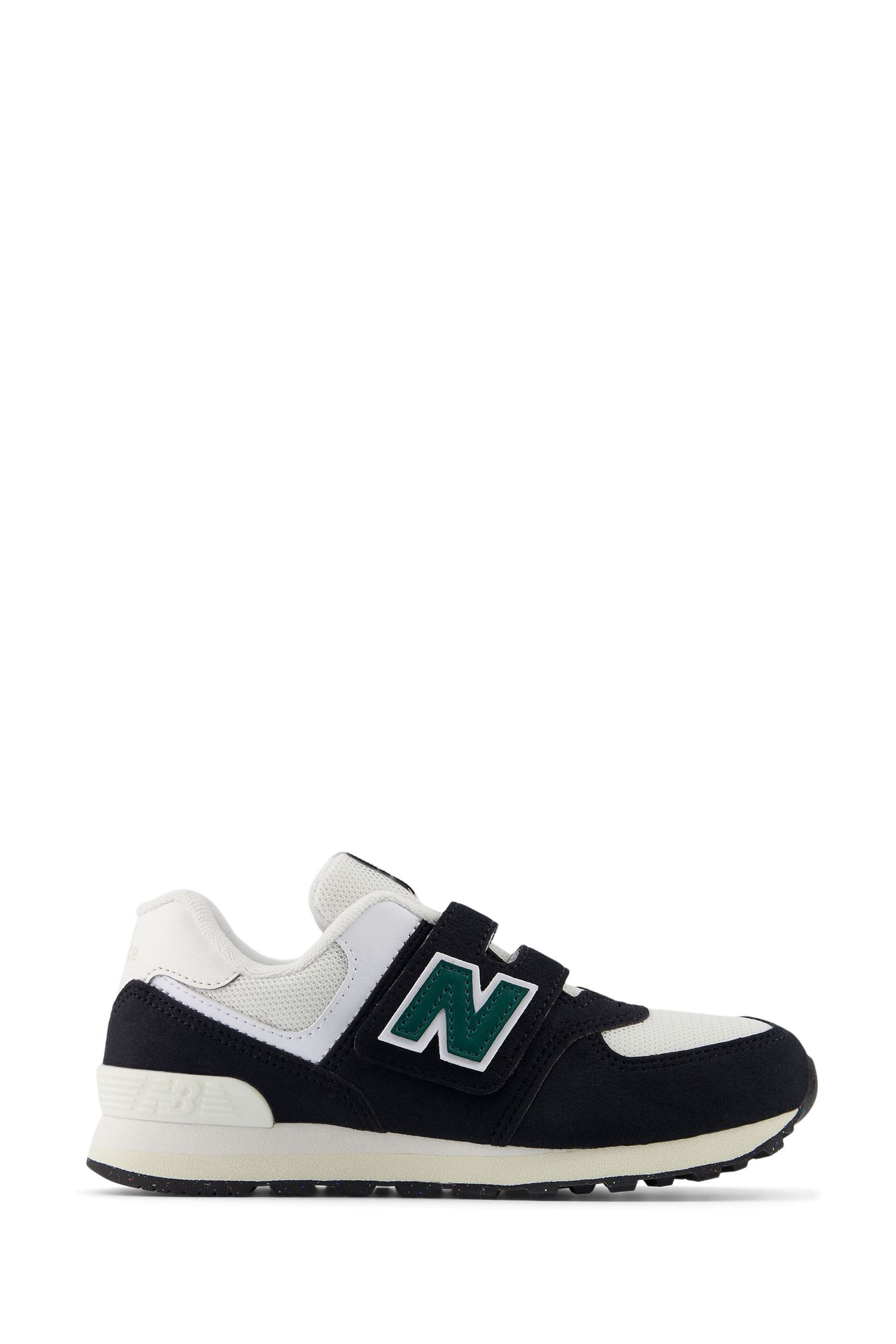 Buy New Balance Black Boys Hook And Loop 574 Trainers from the Next UK online shop
