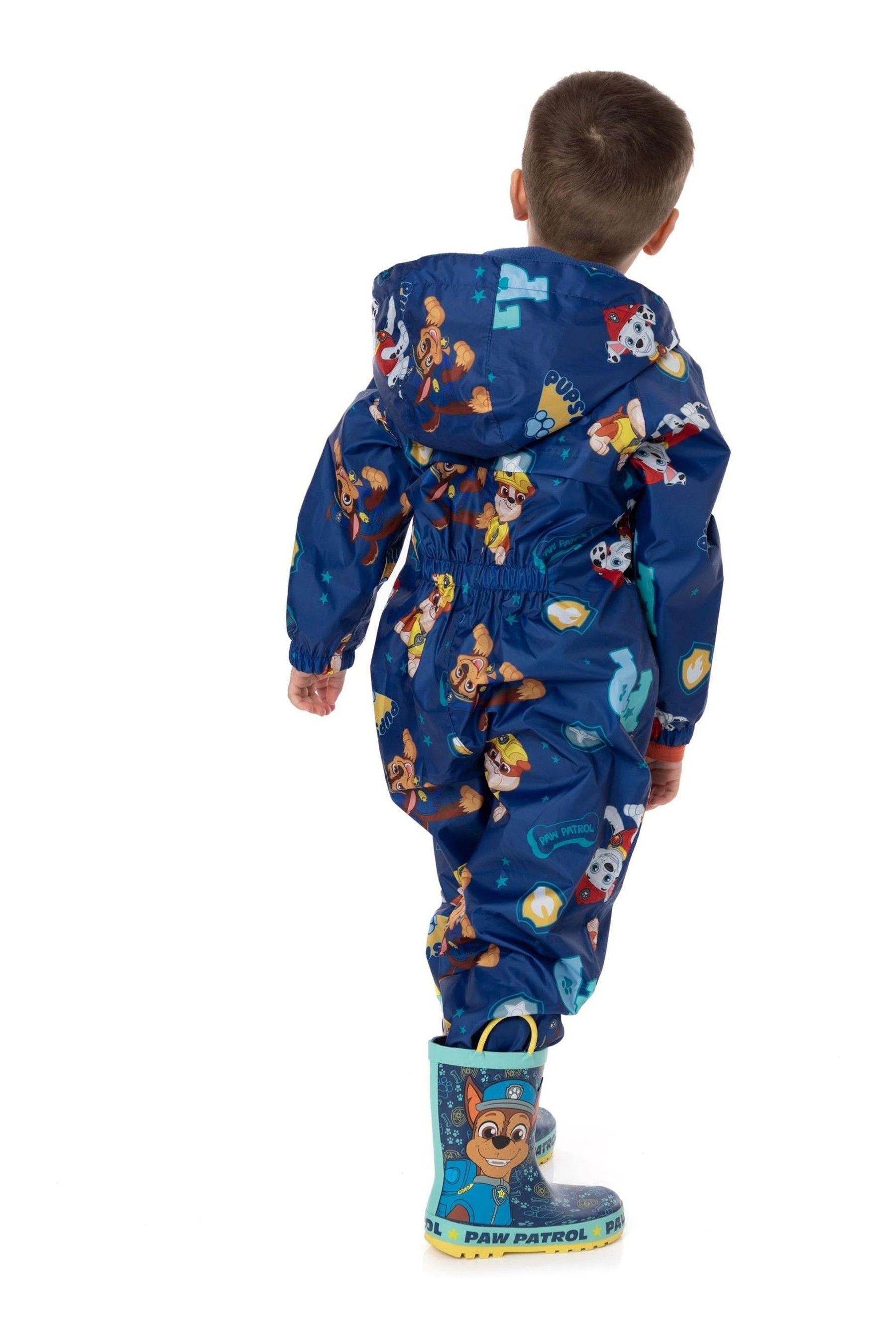 Vanilla Underground Navy Blue Paw Patrol Unisex Kids Puddle Suit