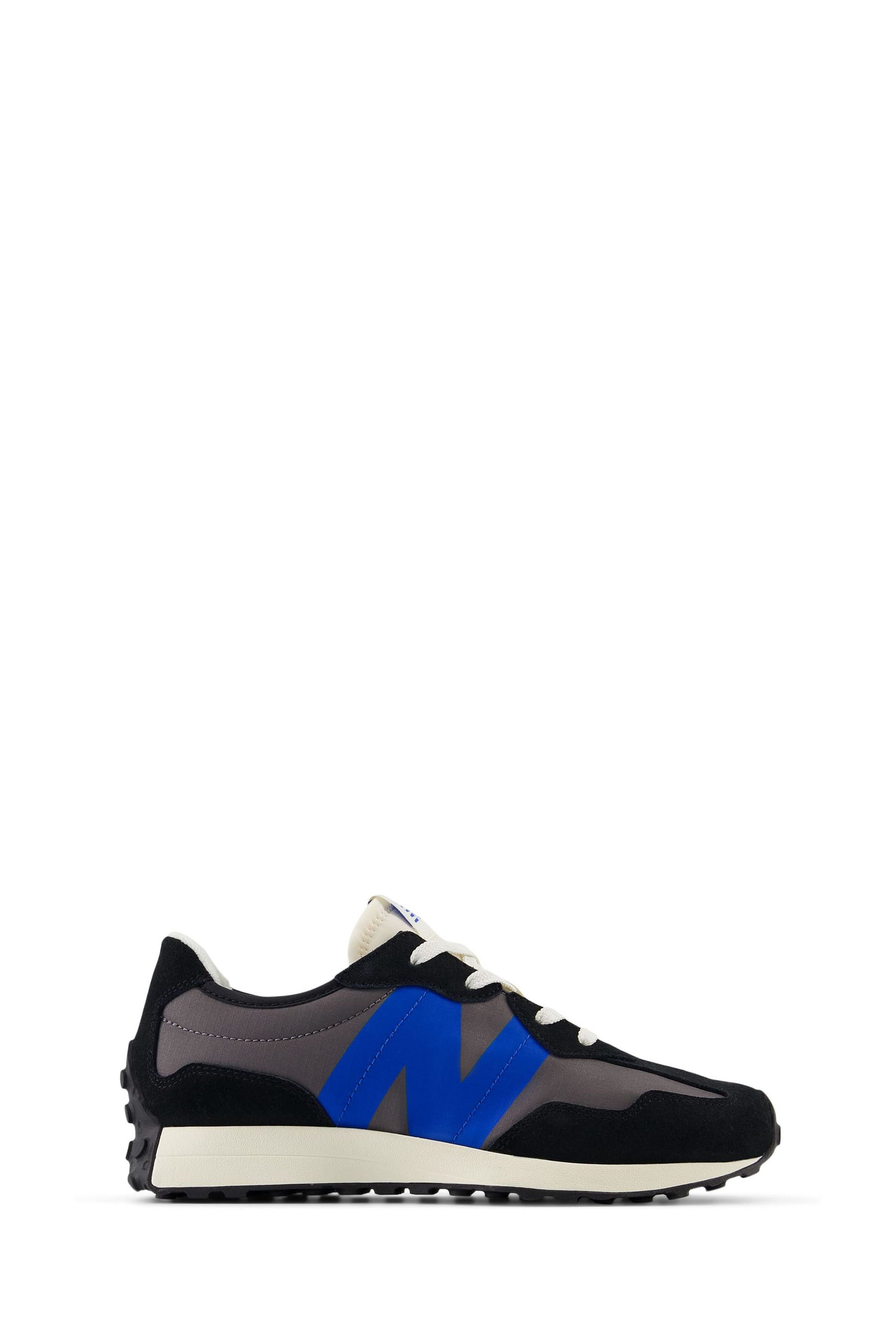 New balance modern classic 327 trainers in black store