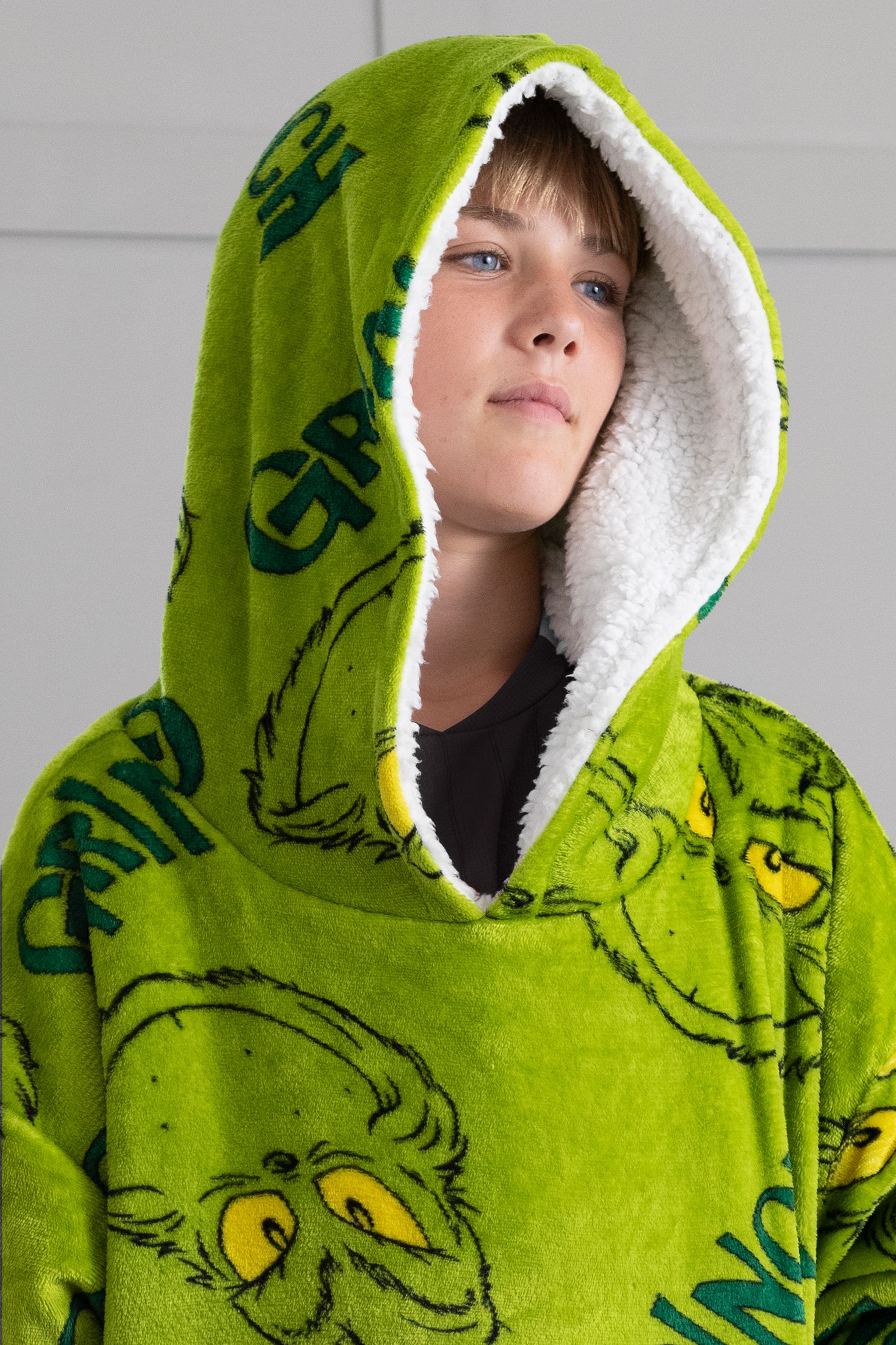 Kid blanket hoodie top