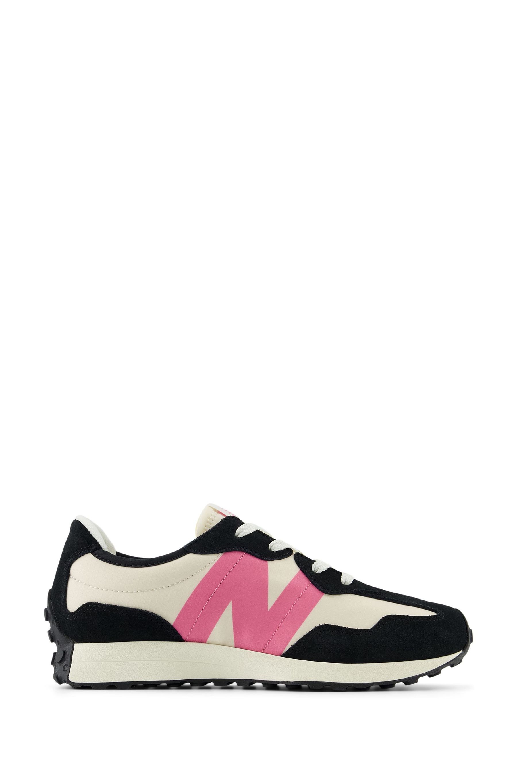 Buy New Balance Black Pink Girls 327 Trainers from Next Ireland