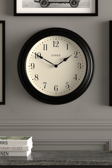 Jones Clocks Black A Classic Wall Clock