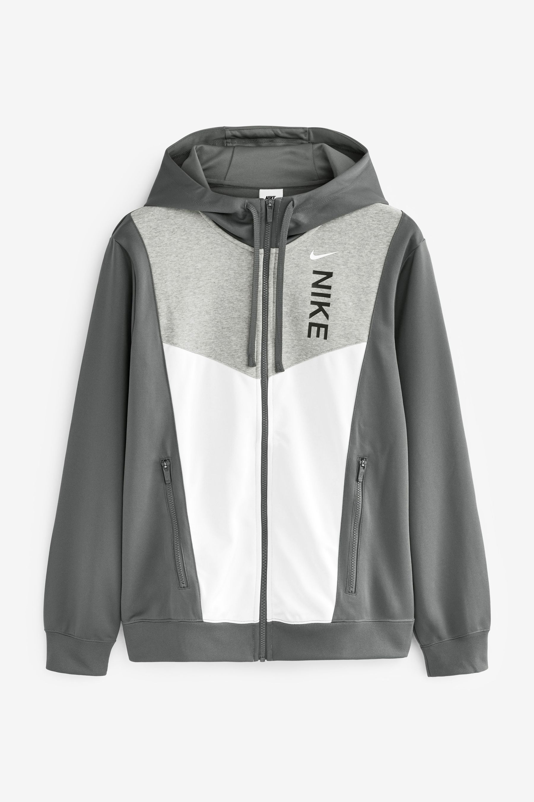Nike hybrid full zip hoodie top
