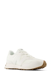 New Balance White Girls 327 Trainers - Image 3 of 6