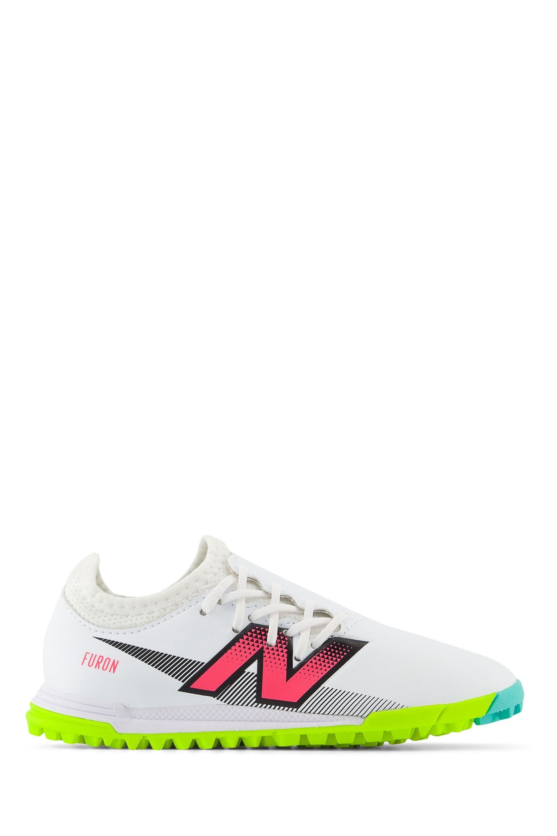 Buy New Balance White Kids Furon Dispatch Astro Turf Ground v7 Football Boots from Next Luxembourg