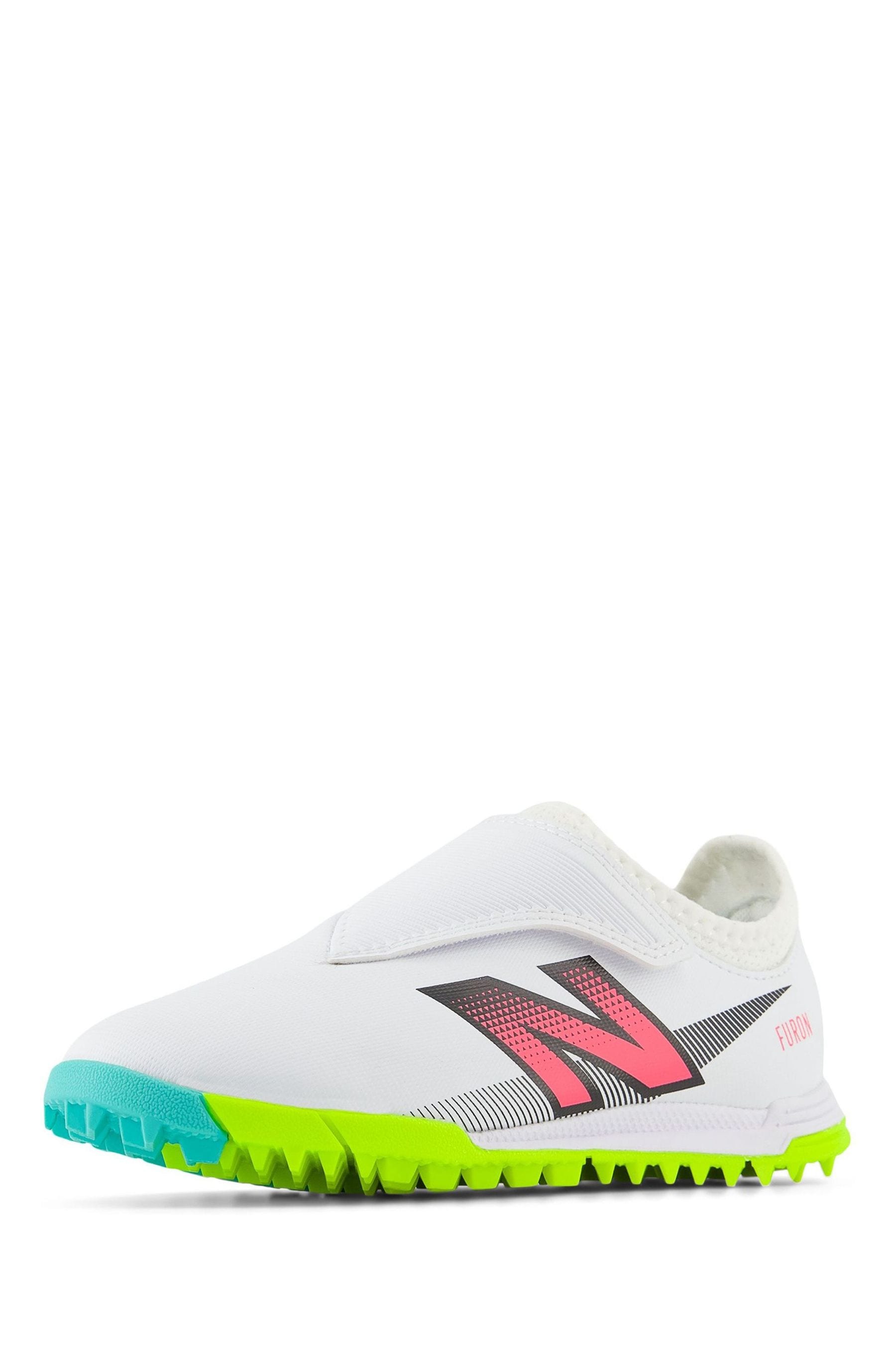 Buy New Balance White Kids Furon Dispatch Hook and Loop Astro Turf v7 Football Boots from the Next UK online shop