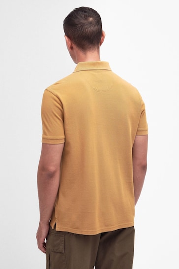Barbour® Gold Washed Classic Pique Polo Shirt