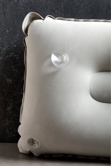 Grey Soft Touch Bath Pillow