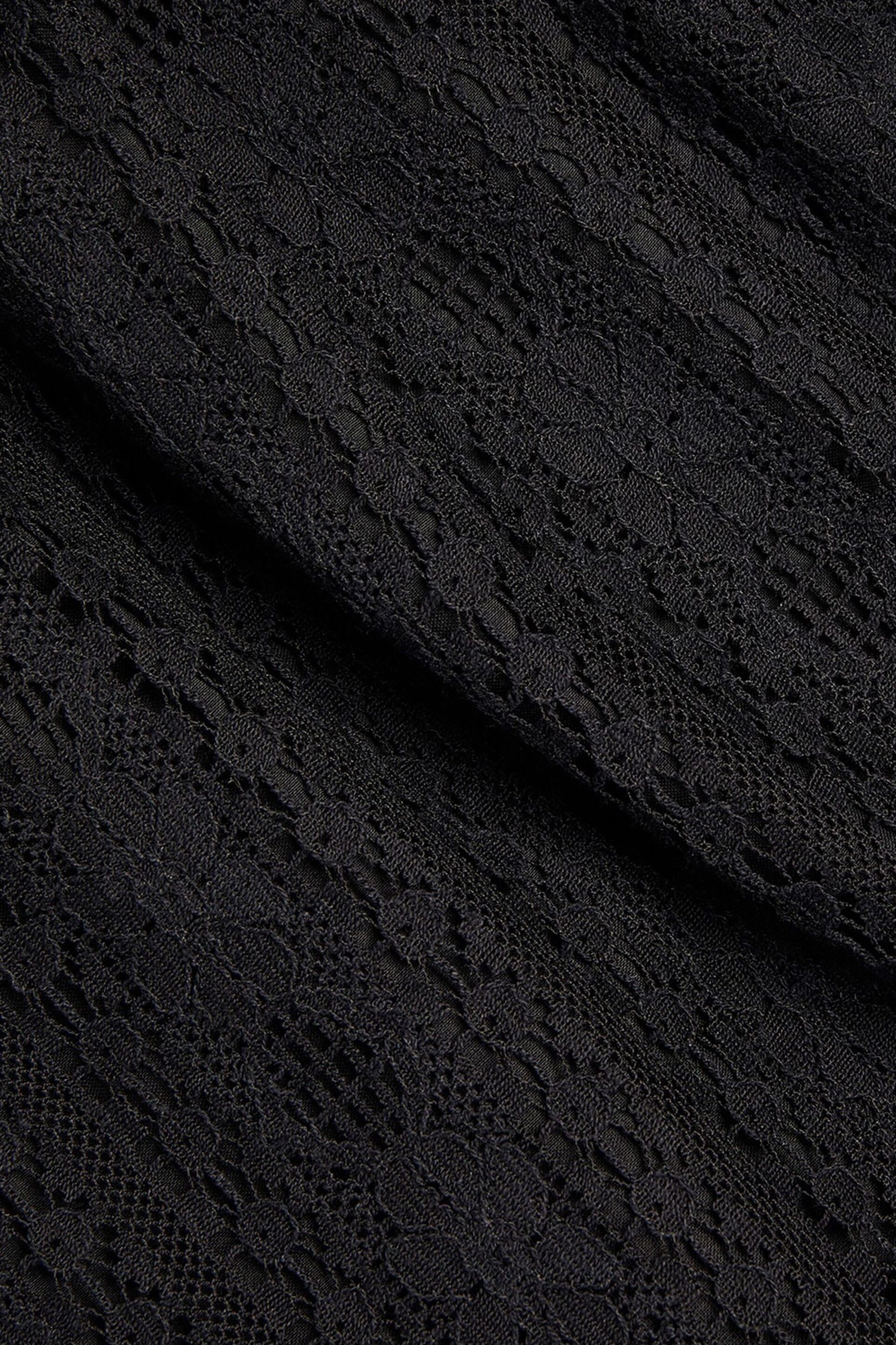Monsoon Black Lace Cut Out Dress - Image 3 of 3