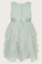 Monsoon Green Baby Millie Ruffle Dress - Image 2 of 3