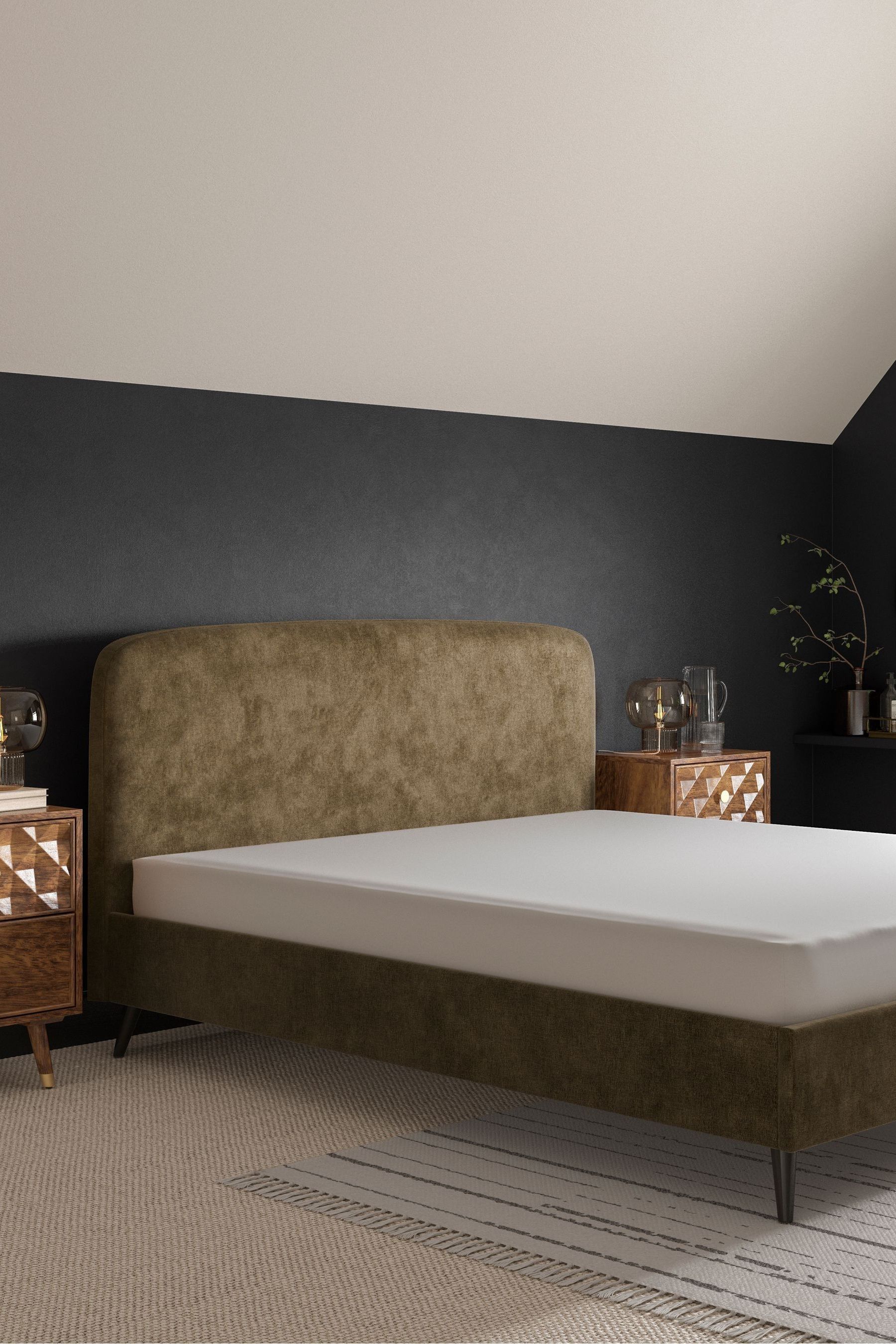 Perrine upholstered discount bed