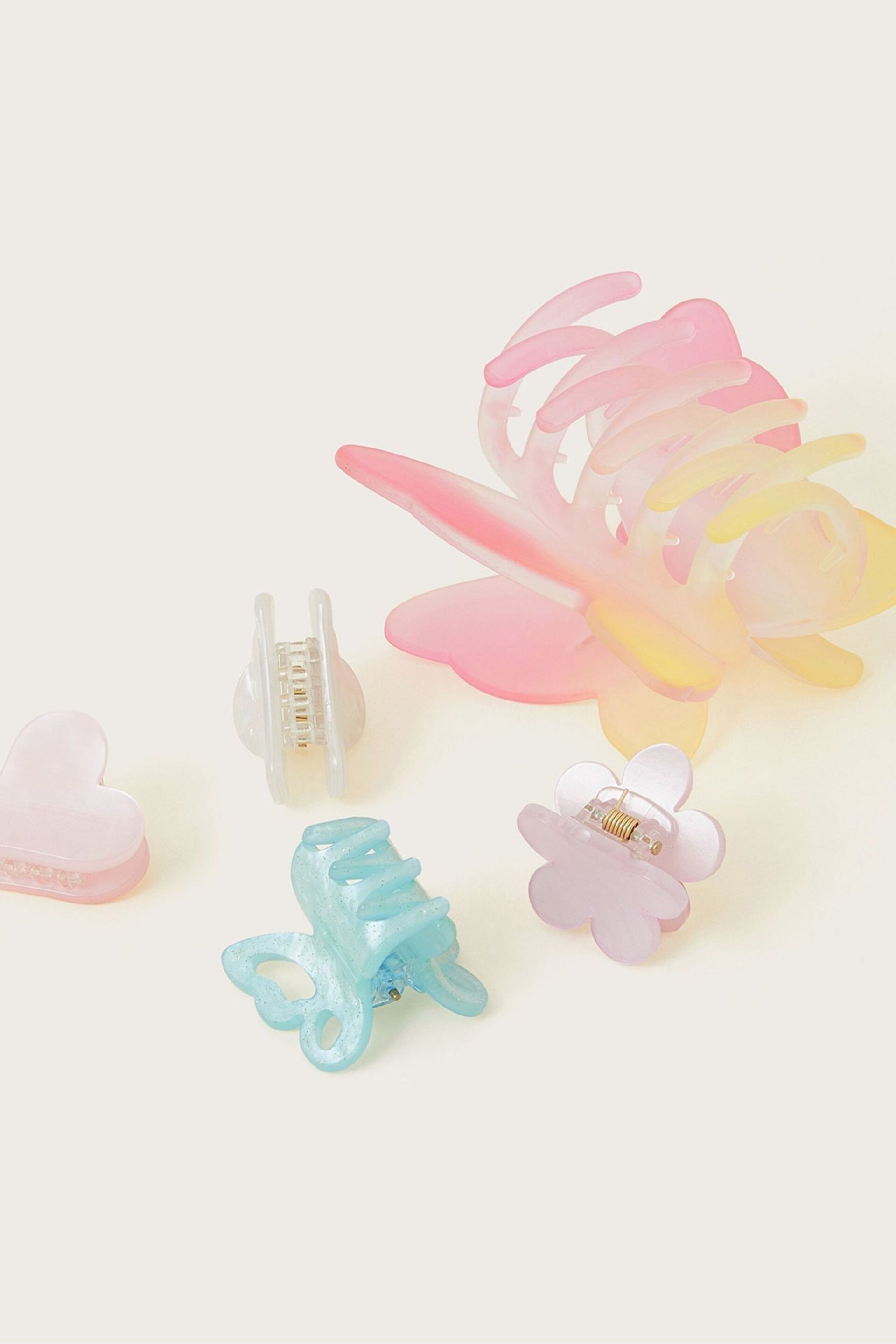 Monsoon Dreamy Butterfly Claw Clips 5 Pack - Image 2 of 2