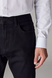 Black Skinny Fit Motion Flex Jeans - Image 5 of 12