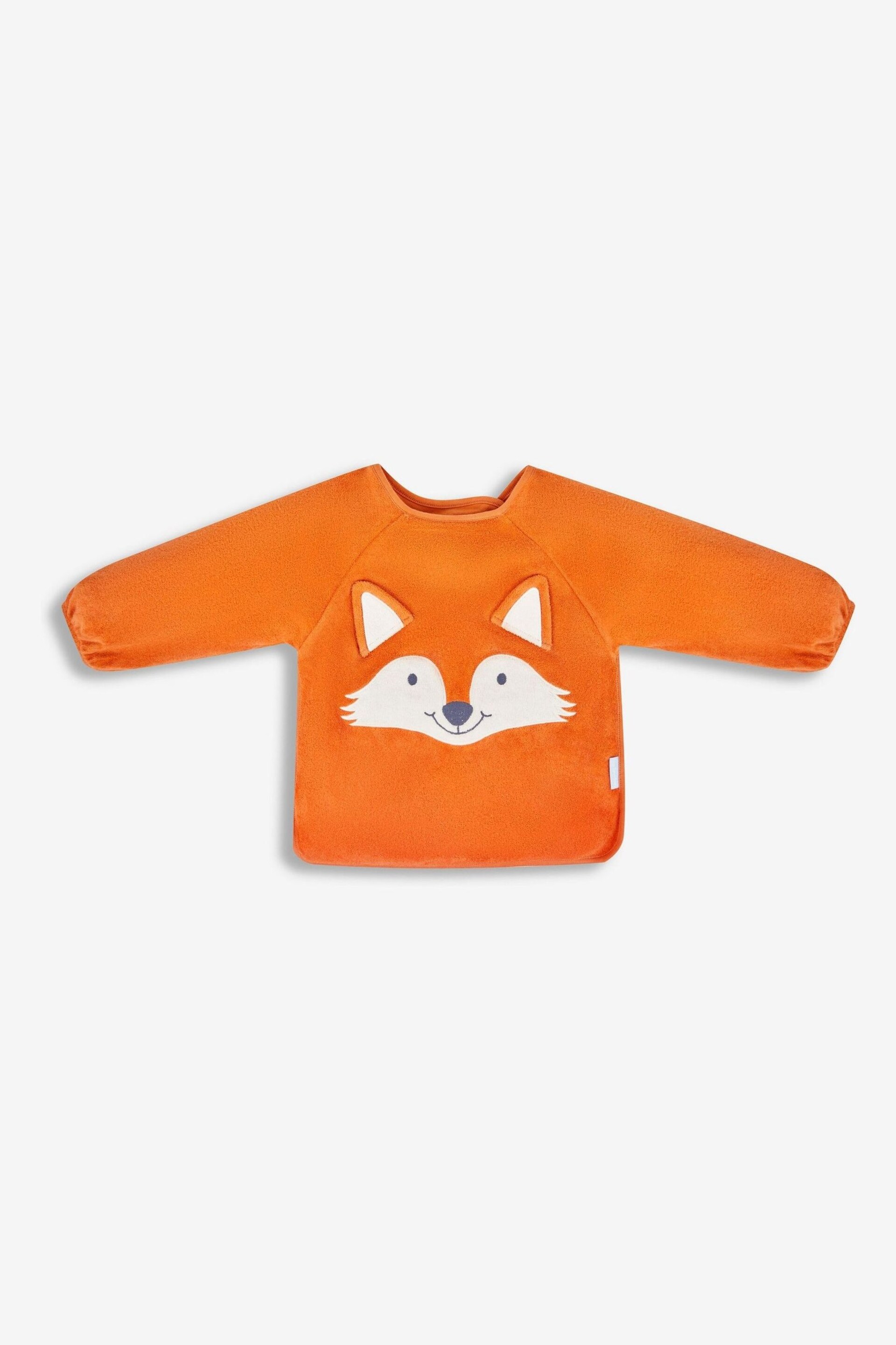 JoJo Maman Bébé Orange Fox Towelling Bib - Image 2 of 3