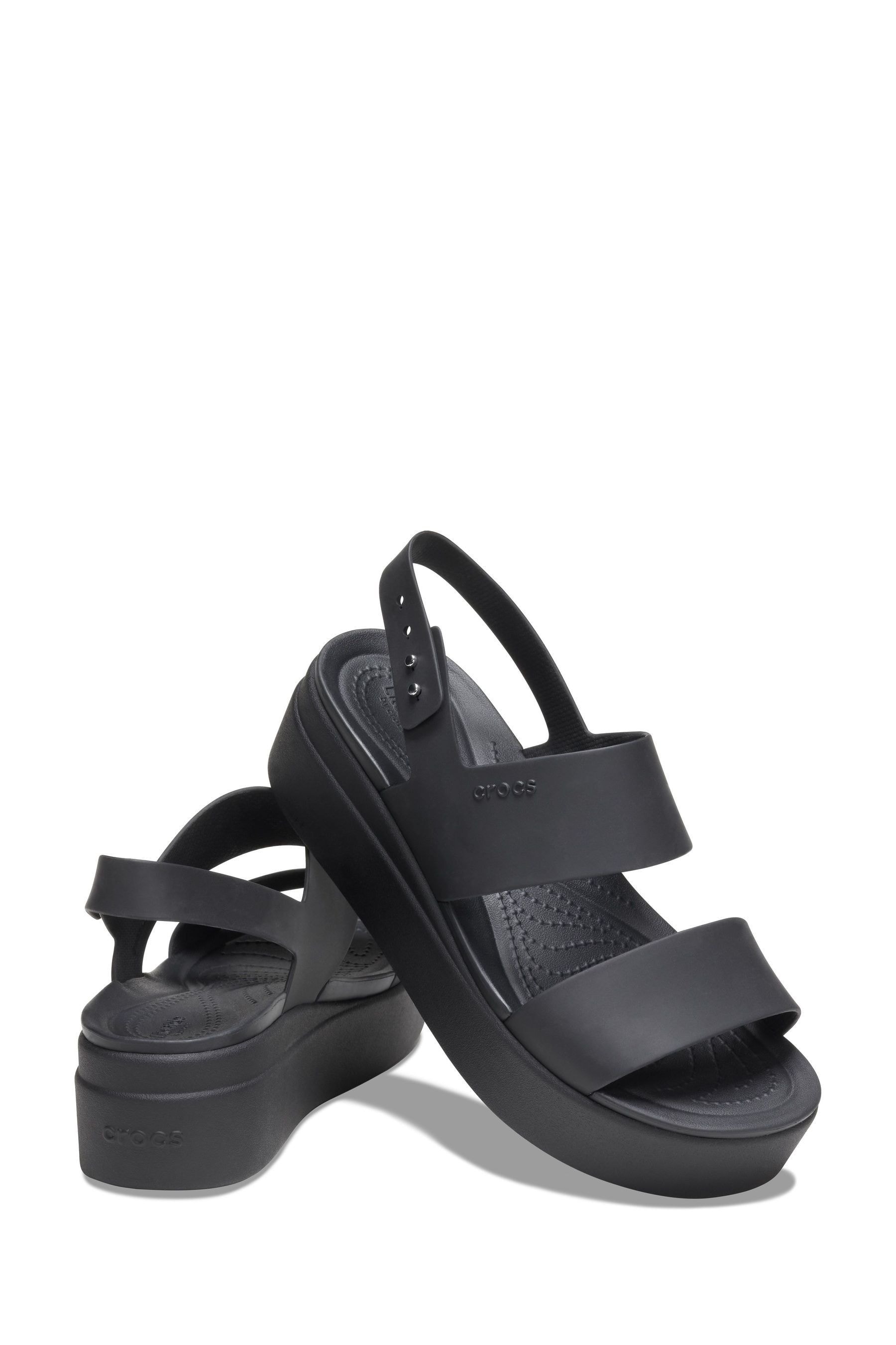 Buy Crocs Black Brooklyn Low Wedge Sandals from Next France