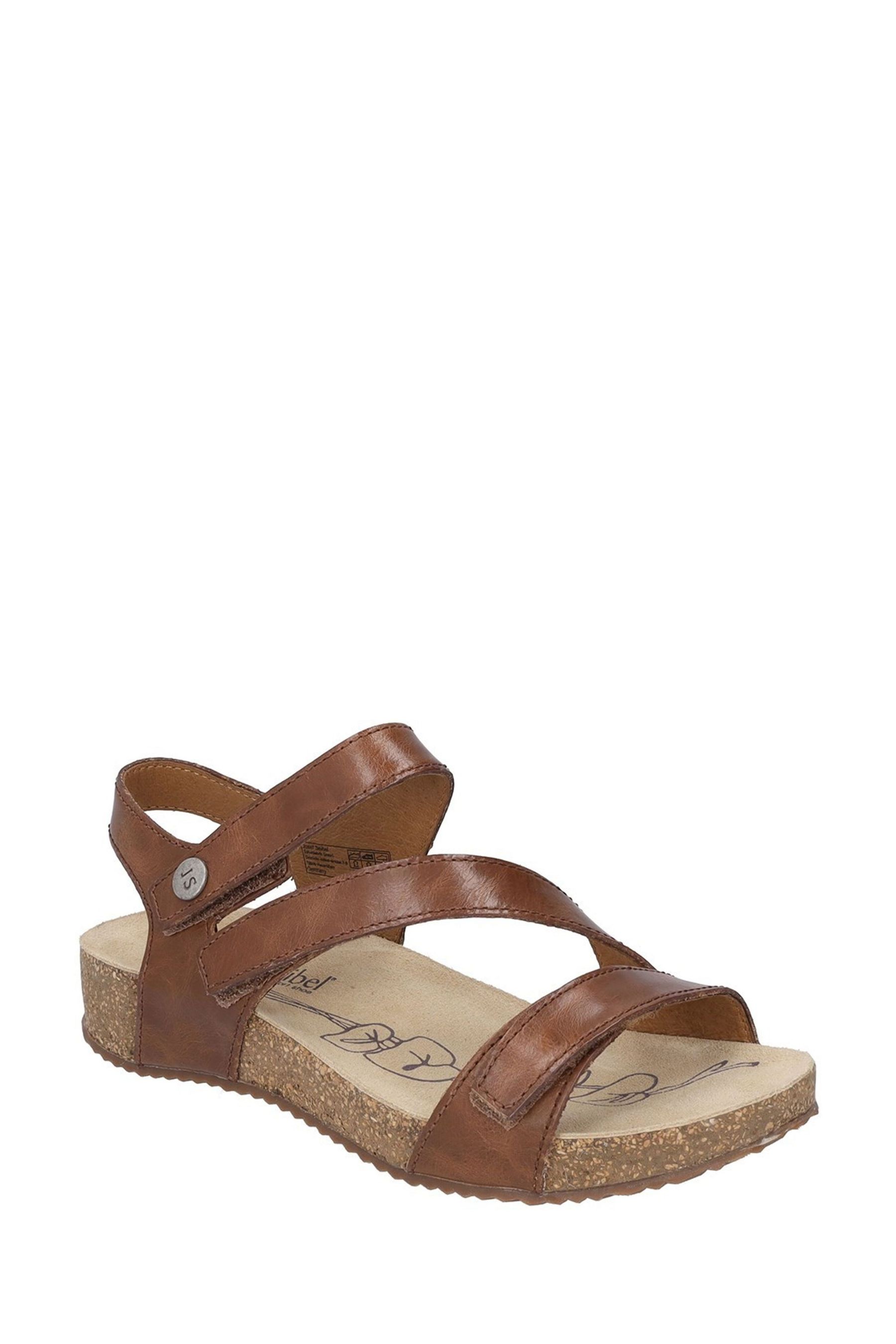 Buy Josef Seibel Brown Tonga 25 Triple Strap Sandals from the Next