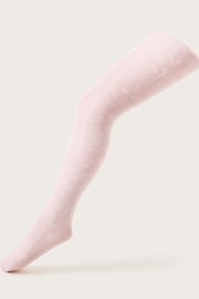 Monsoon Pink Lace Butterfly Tights - Image 1 of 3