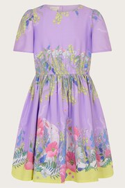 Monsoon Purple Bunny Border Dress - Image 1 of 2