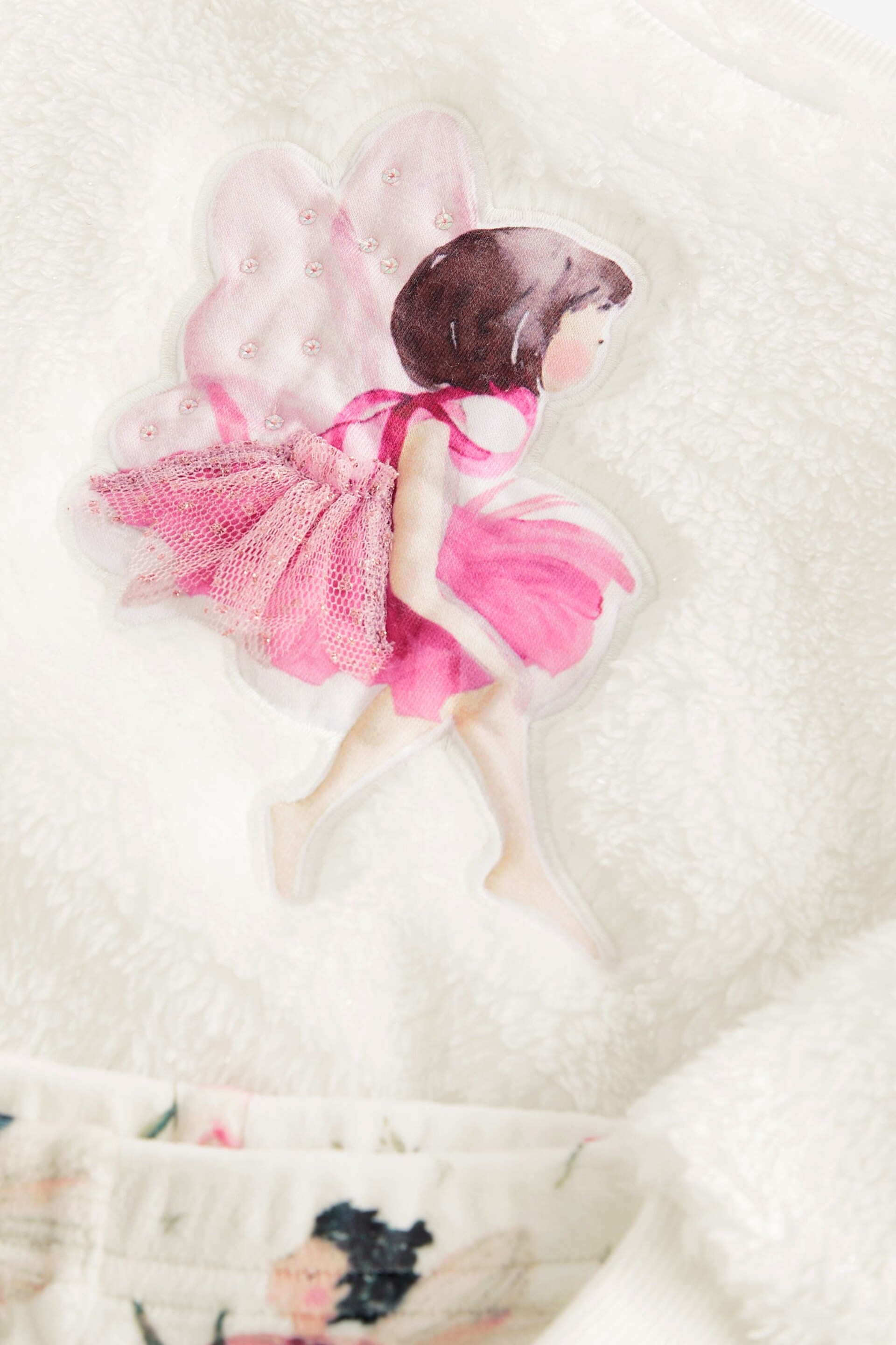 Cream Fairy Cosy Fleece Pyjamas (9mths-10yrs) - Image 3 of 3