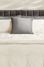 Charcoal Grey 50 x 50cm Madison Velvet Cushion - Image 2 of 3
