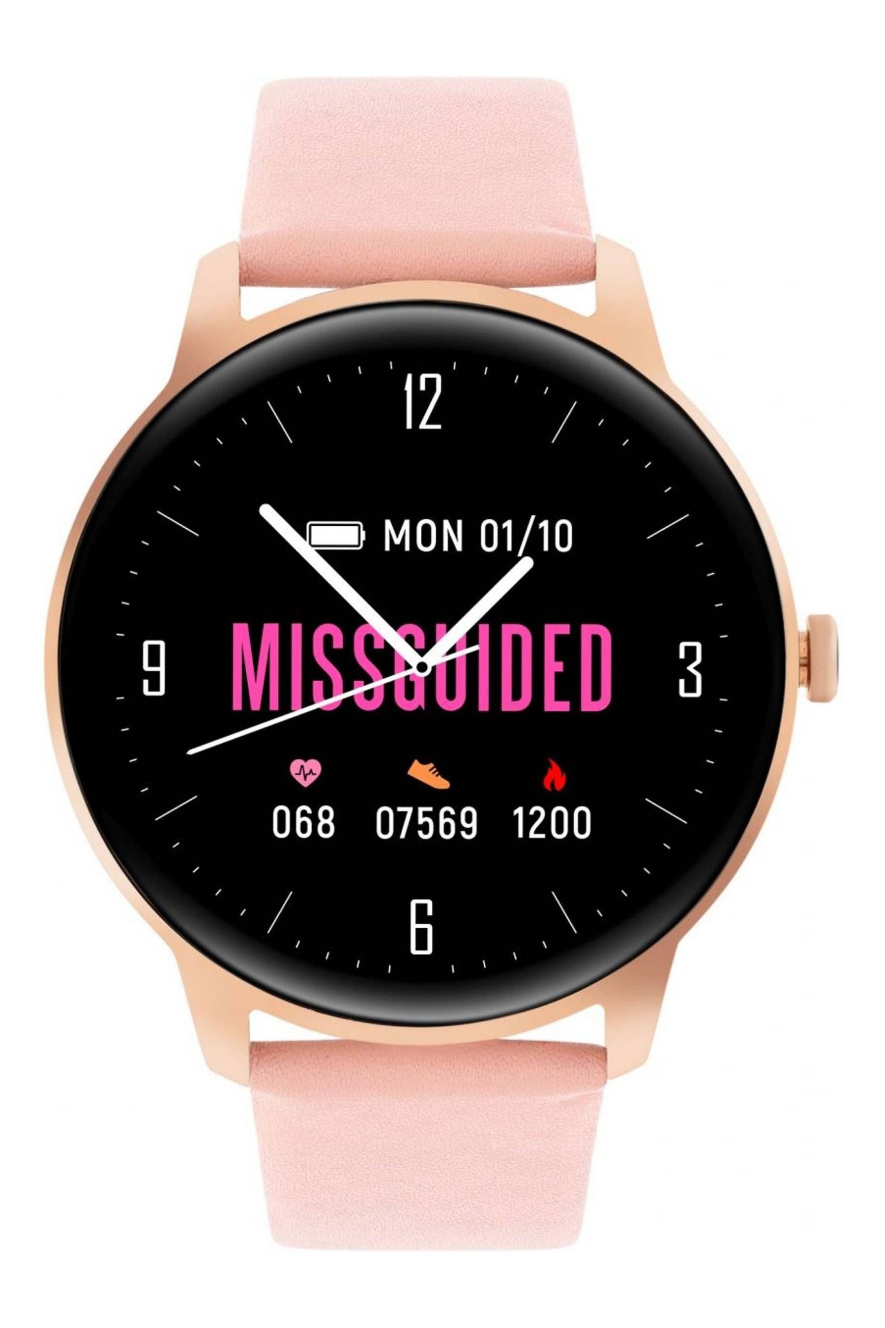 Buy Missguided Ladies Pink Multisport Hybrid Watch from the Next UK online shop