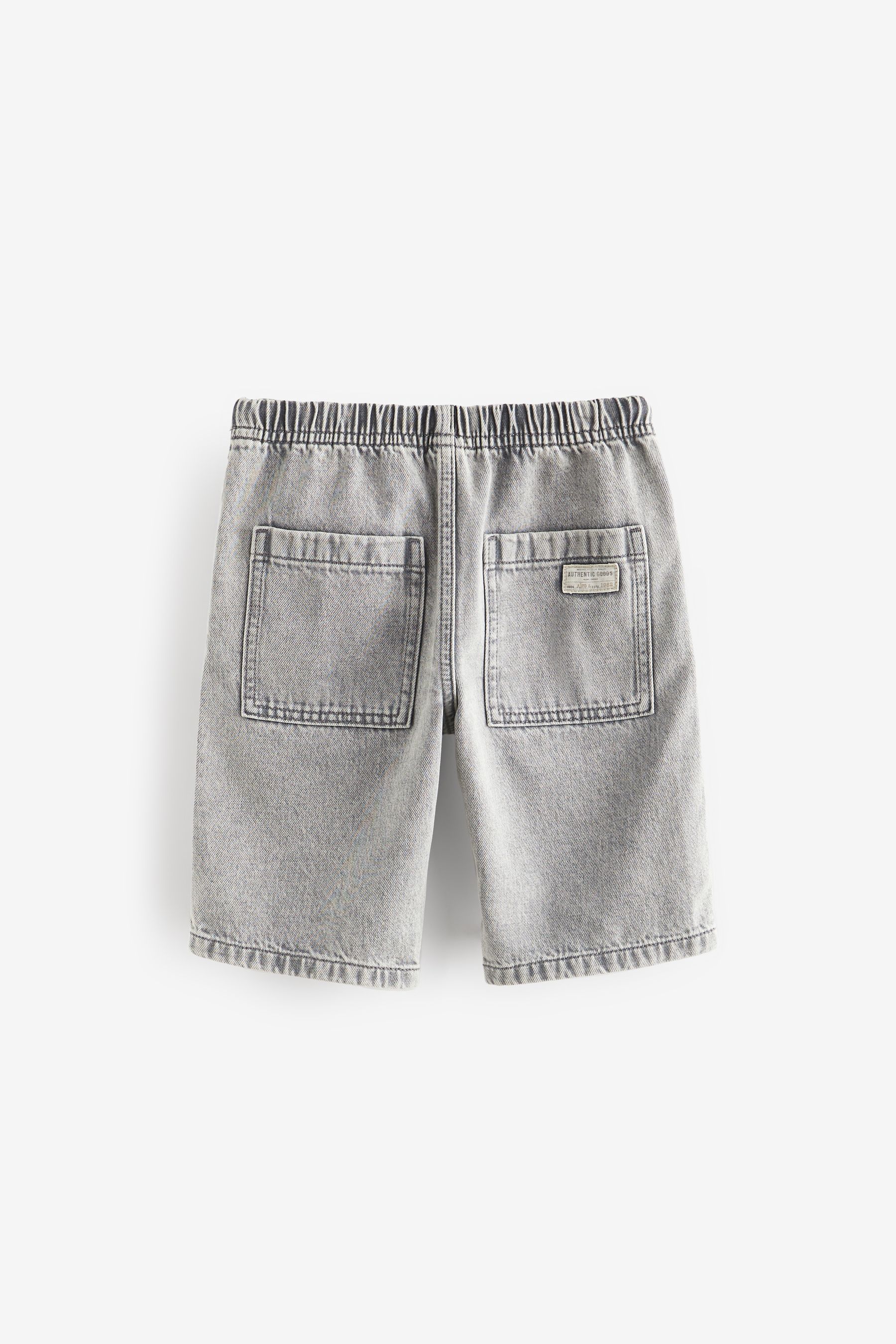 Boys grey denim shorts sales