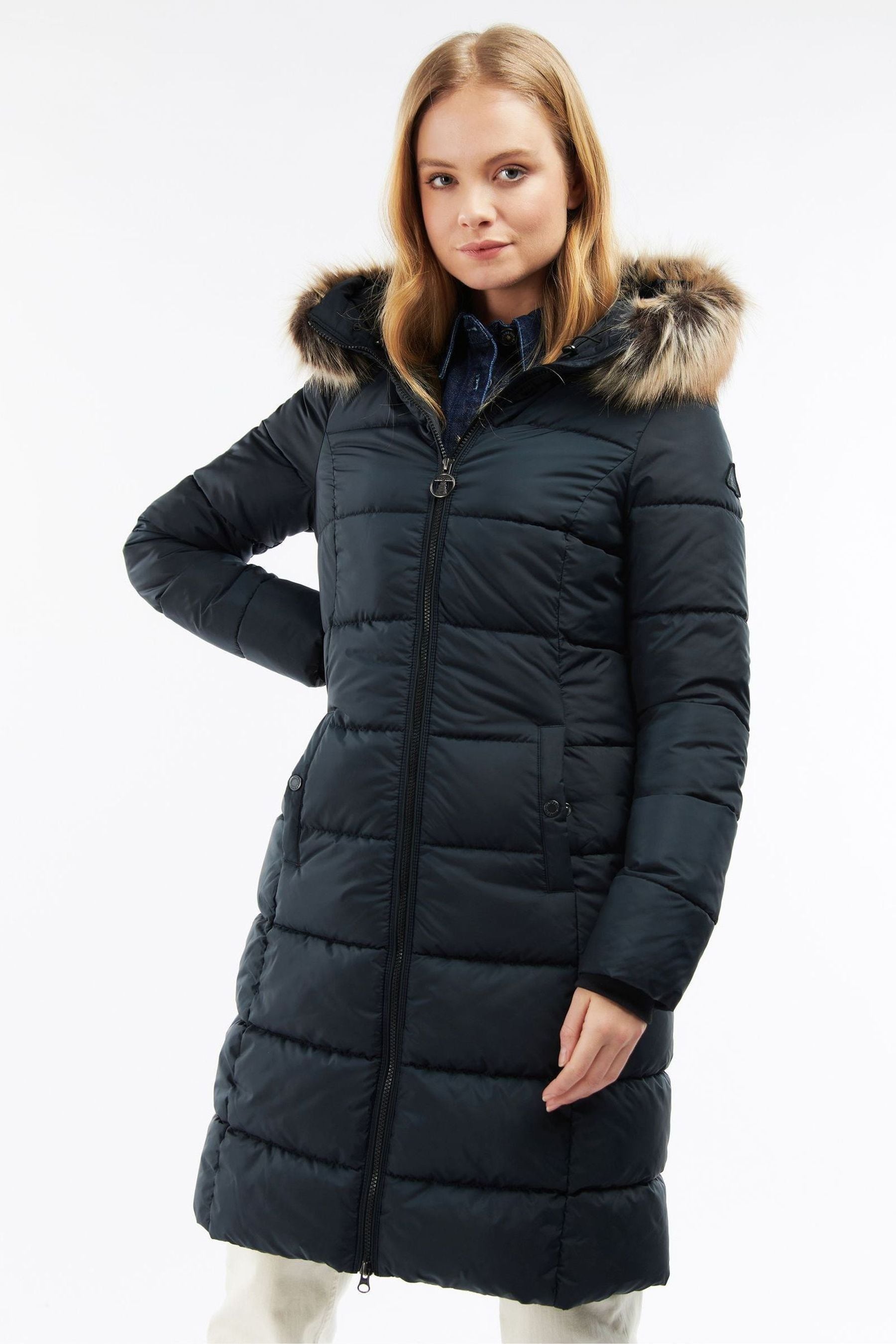 Barbour Faux Fur Coat horizonal