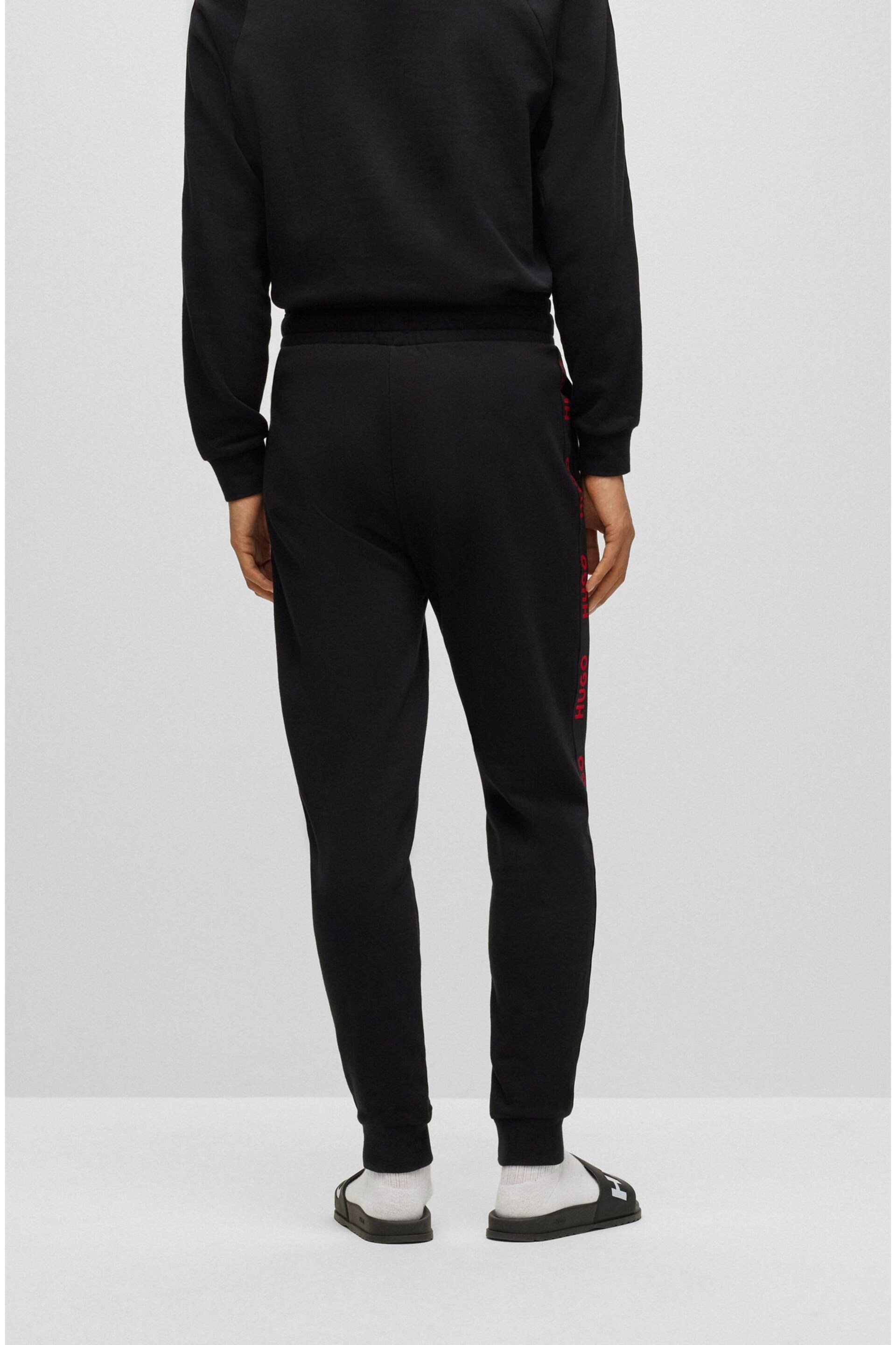 HUGO Embroidered Tape Logo Tracksuit Joggers - Image 3 of 6