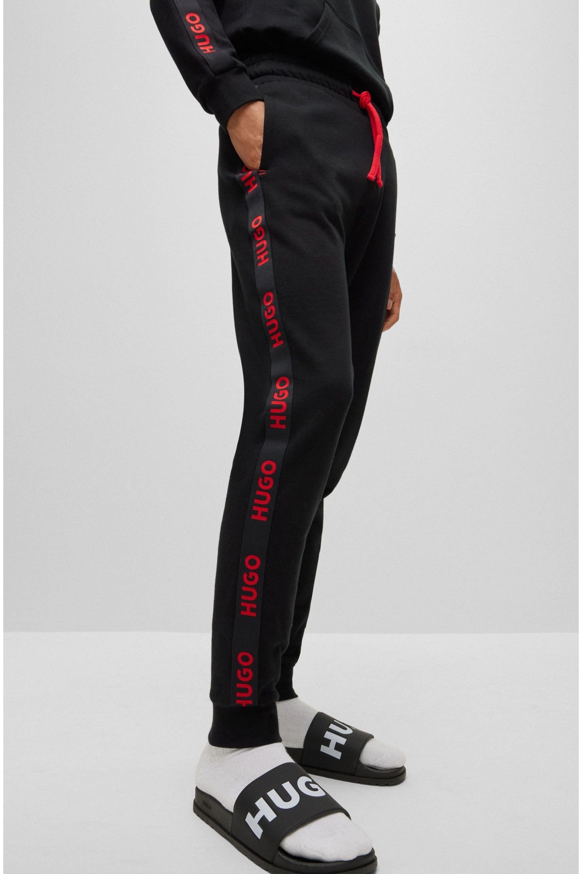 HUGO Embroidered Tape Logo Tracksuit Joggers - Image 5 of 6