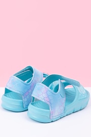 Vanilla Underground Blue Girls Little Mermaid Disney Sandals - Image 3 of 5