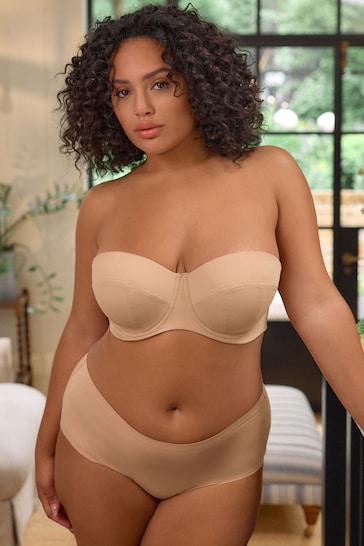 Nude F-K Ultimate Support Lightly Padded Multiway Strapless Bra